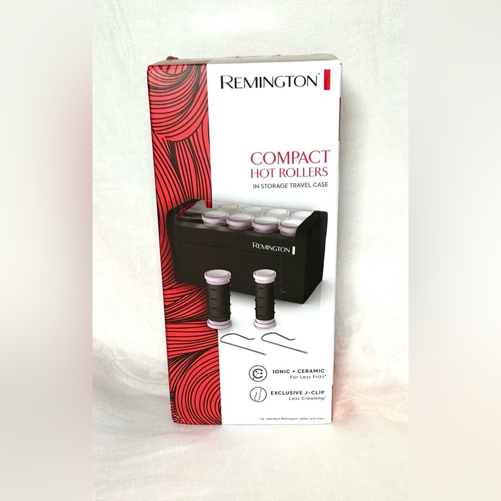 NIB, Remington Compact Hot Rollers w/ Ionic & Ceramic Technology. 10 roller set